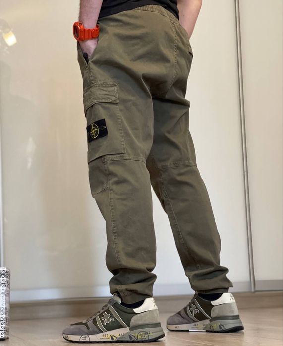 Штани джогери Stone Island Cargo Garment Dyeing.