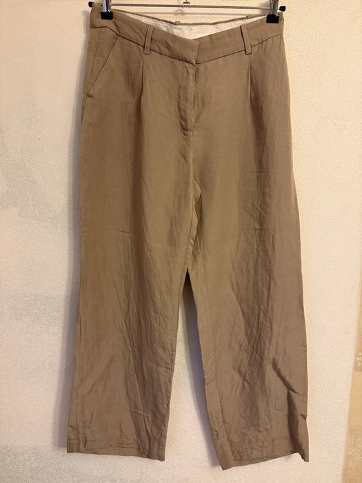Жіночі брюки H&M Linen Blend
