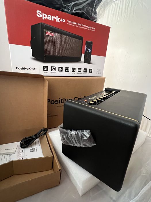 Nowy Wzmacniacz Gitarowy Positive Grid Spark Pearl 40 + torba