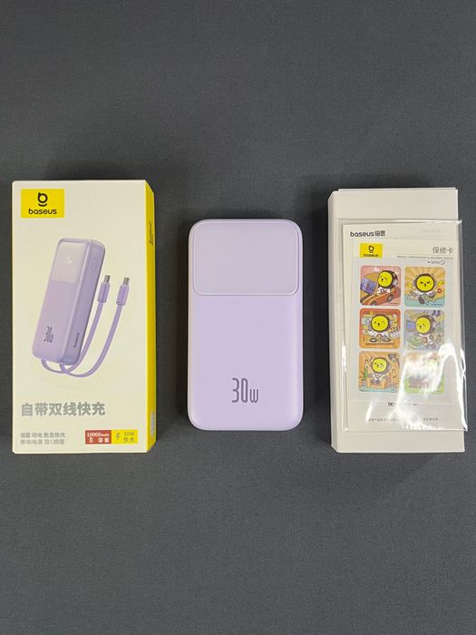 Павербанк Baseus 10000mAh 30W, Power Bank, повербанк, зарядний пристрій
