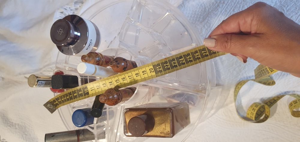 Organizafor de maquilhagem em acrílico