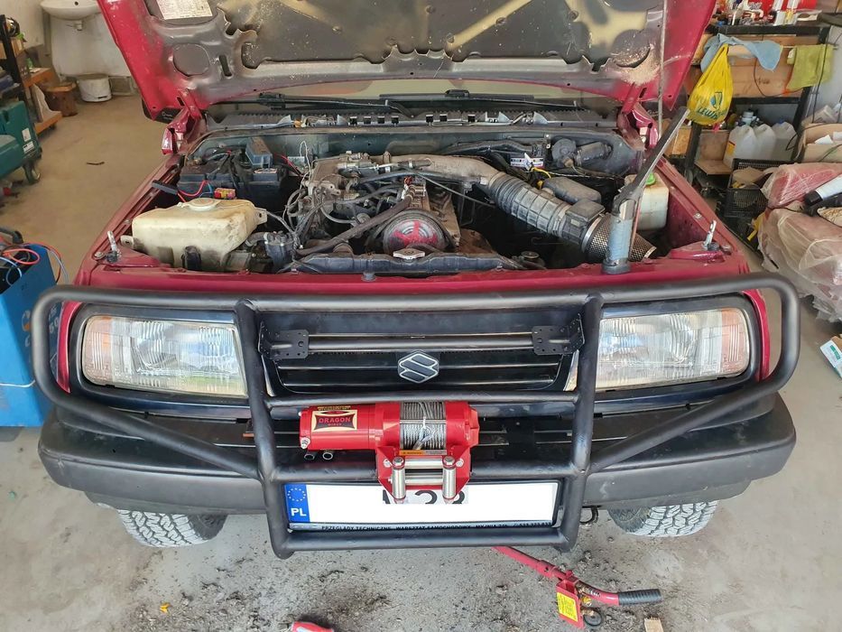 Zderzak Przedni Rura Kangur Orurowanie Zderzaka Przód Mocowanie Wyciagarka Suzuki Vitara I 1