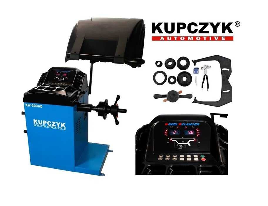 Wyważarka do kół osobowych dostawczych KW-300AD automatyczna  Kupczyk WULKANIZACJA