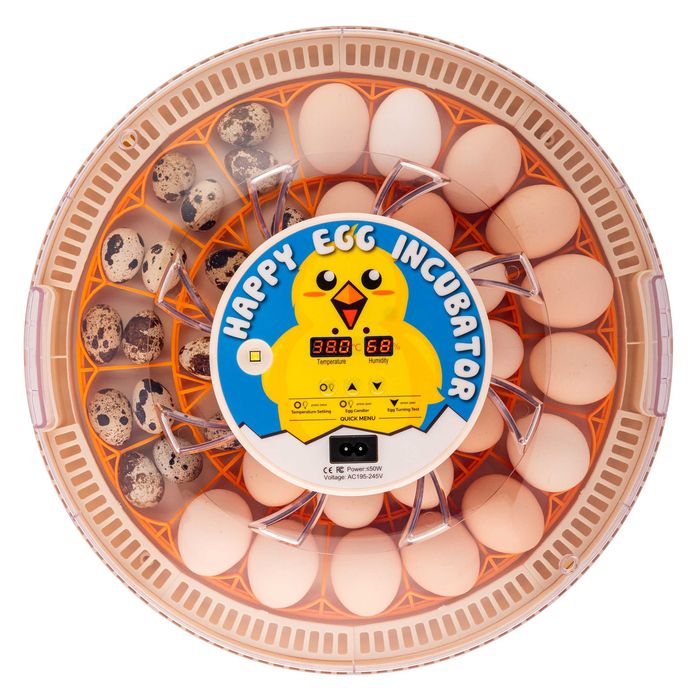 Zestaw INKUBATOR HAPPY 30 automatyczny do jaj kur kaczek + AKCESORIA