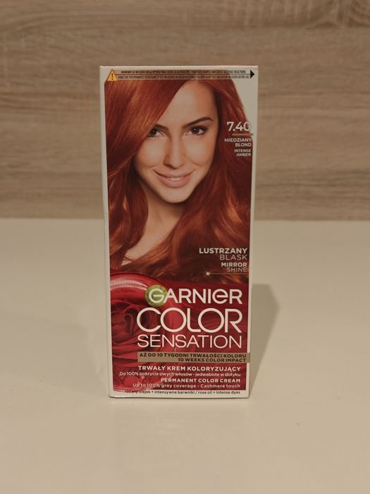 Farba do włosów miedziany blond 7.40