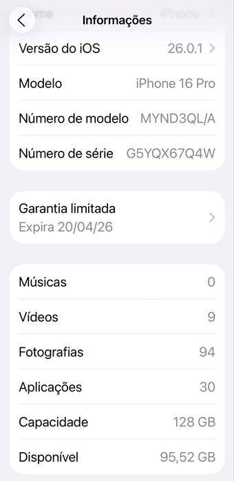 Iphone 16 pro imaculado