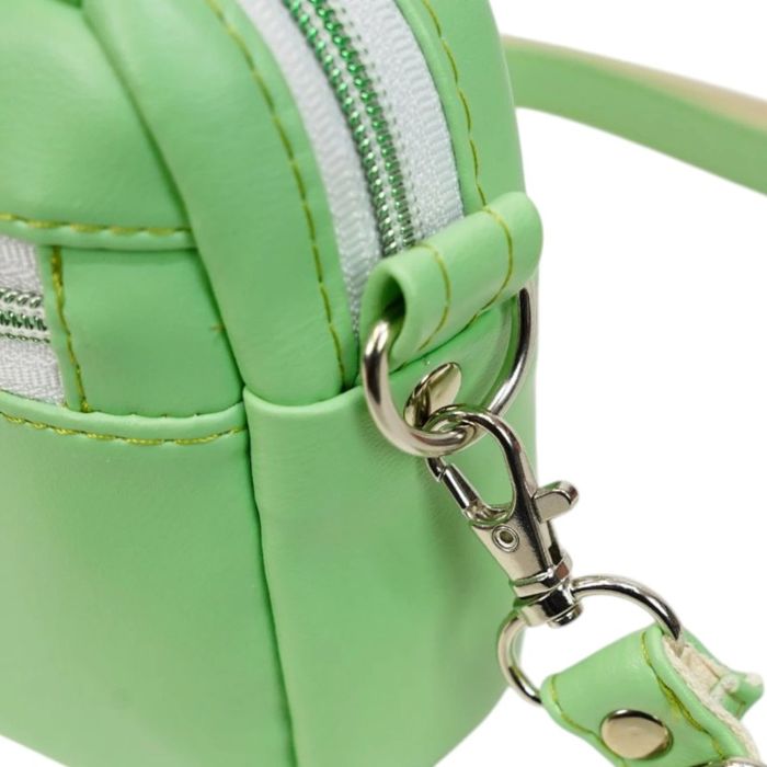 Mini Torebka Box z Ekoskóry z Kolorowymi Motylami w Pastelach