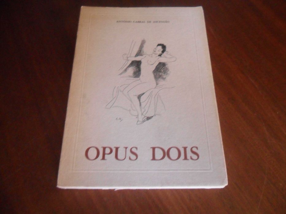 "Opus Dois" de António Cabral de Ascensão - 1ª Edição de 1988 - AUTOGRAFADO