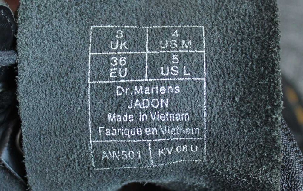 Ботинки Dr. Martens Jadon Оригінал 36р