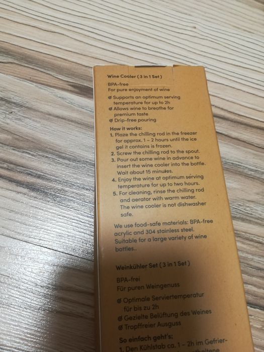 Cooler do wina chłodzenie zimne wino chłodziarka