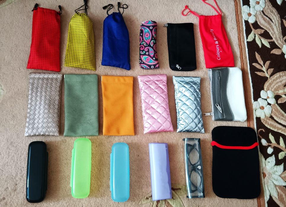 Аксессуары для очков: футляры, чехлы, держатели, веревочки, цепи