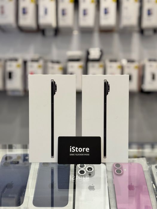 NOWY iPhone 17 AIR 256 GB • Space Black • GWARANCJA • plomba • CZARNY