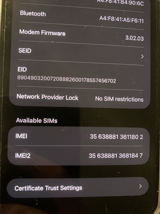 Iphone 15pro max 256gb biały