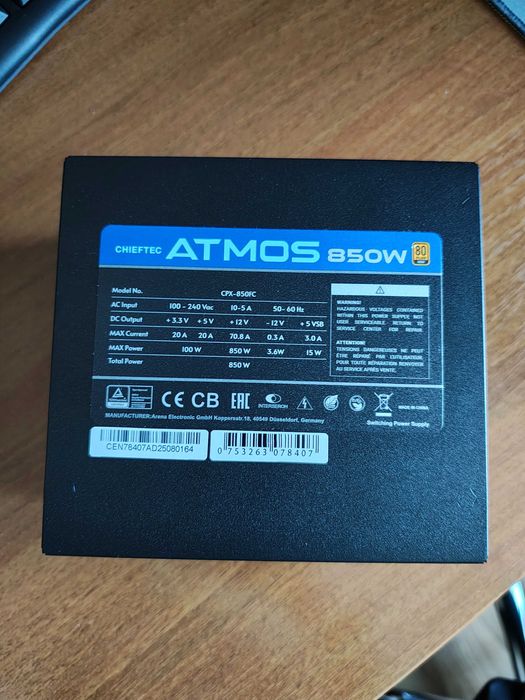 Блок питания Chieftec CPX-850FC