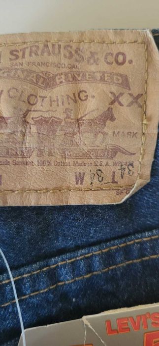 LEVIS 501 USA 34x34 1990 year джинси новые