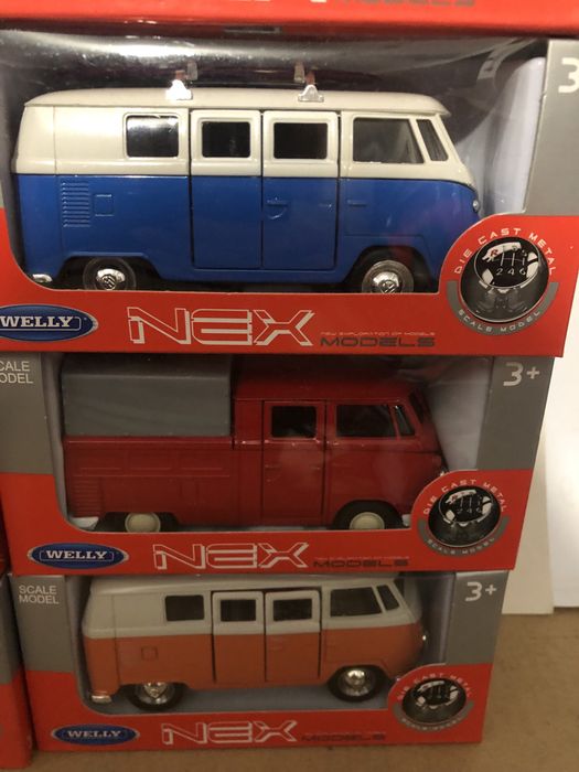 Miniaturas VW pão de forma 1:36