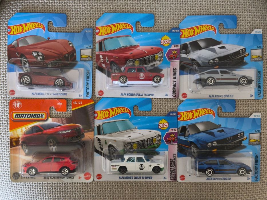 Lote Alfa Romeo Hotwheels