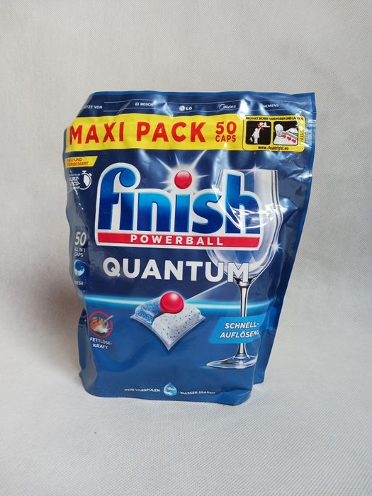 Kapsułki do zmywarki Finish Quantum 50 sztuk niemieckie