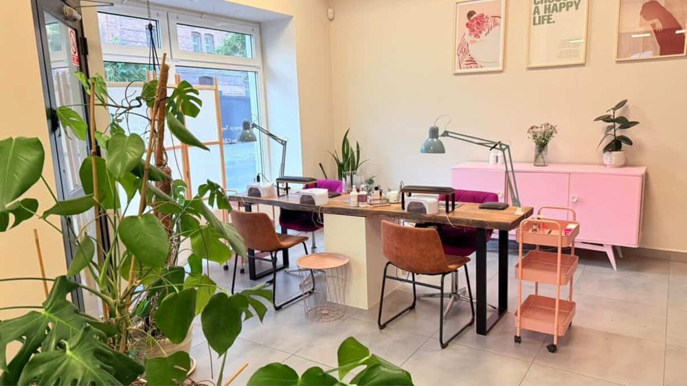 Biurko do manicure dwuosobowe