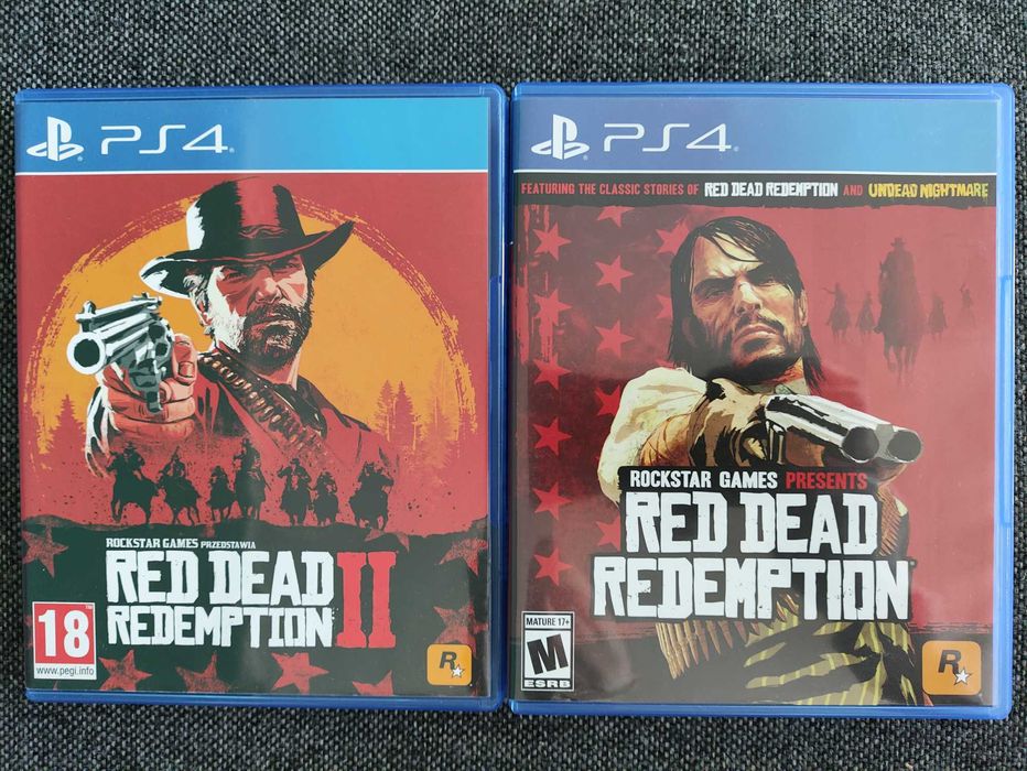 Gry red dead redemption 1,2 na ps4