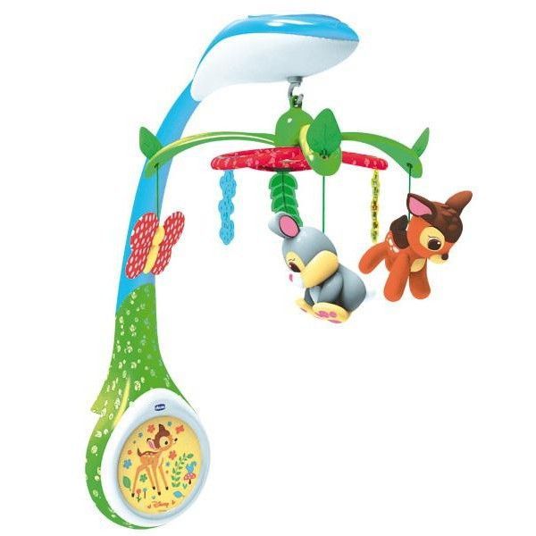 Chicco - Игрушка-проектор для кроватки «Бемби»