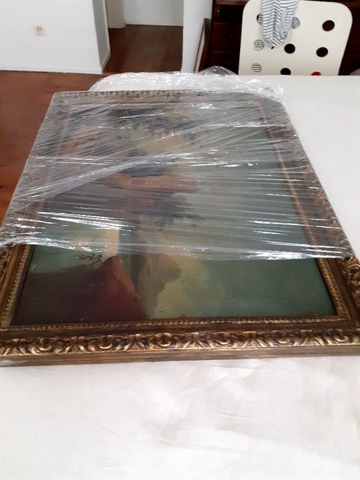 Solid Wood Gold Frame