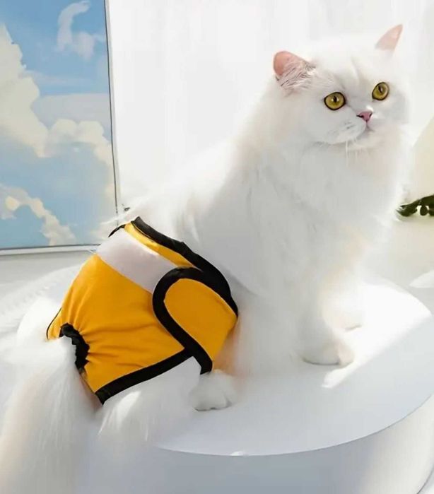 Fralda / Calção (reutilizável) para Cão ou Gato.