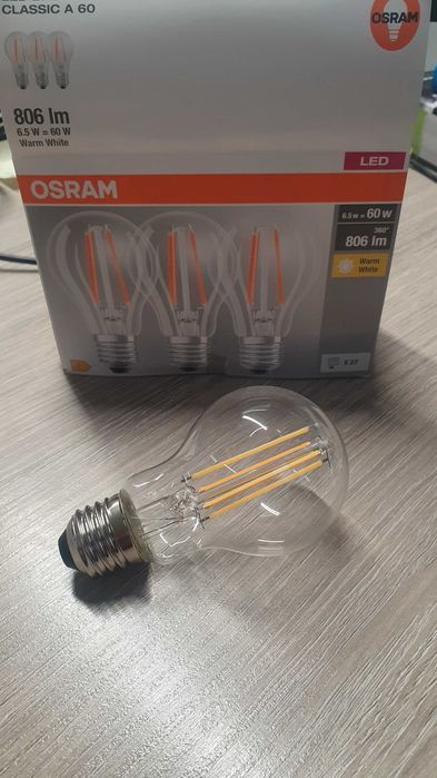 żarówka OSRAM LED A60 e27 AC32394 Warm White / ciepła biel