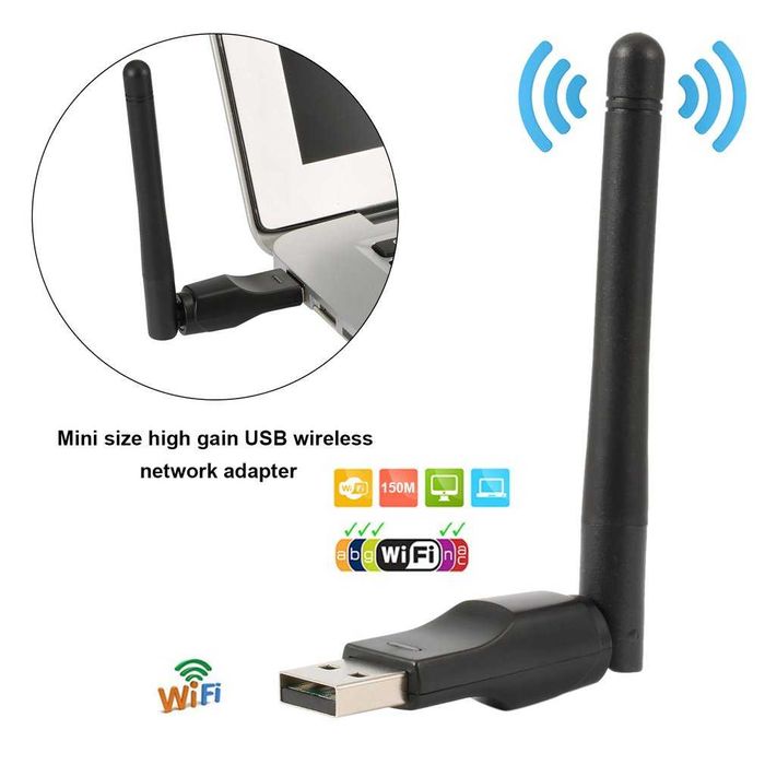 wifi антенна RT5370 3dB USB для Т2 Сетевой адаптер Т2 Вай фай свисток