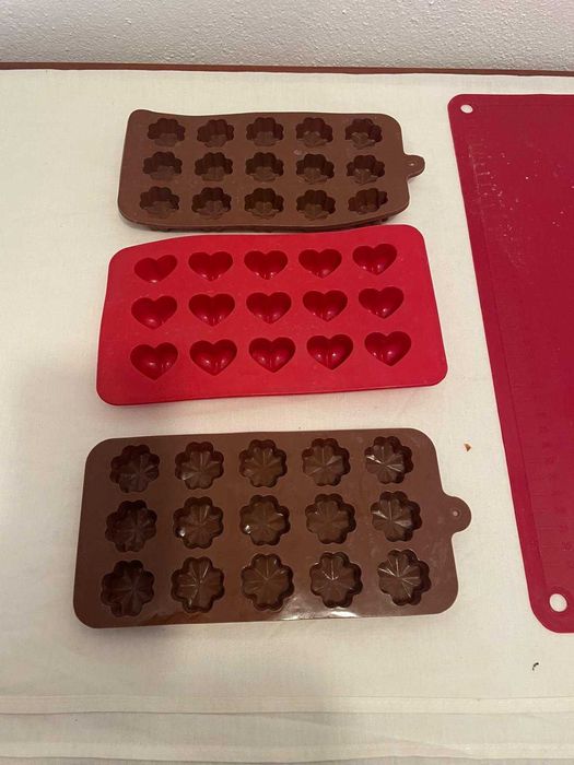 Formas e tapete de silicone