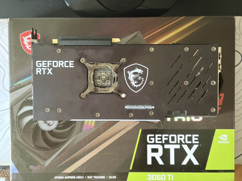 Відеокарта MSI Gaming Z Trio RTX 3060TI 8GB з коробкою
