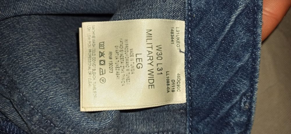 ШИРОКИЕ женские БРЮКИ LEE в стиле милитари W30 L31