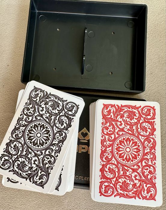 Baralho lavavel, de plastico