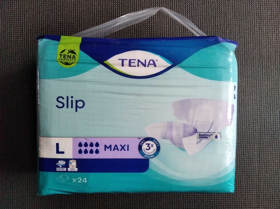 Памперсы для взрослых  Tena  Slip Maxi размер L 8 капель