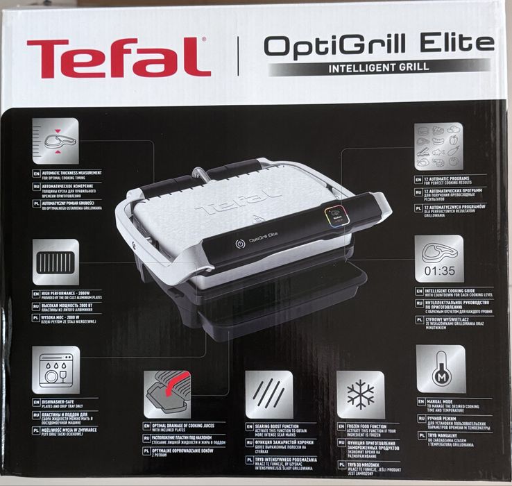 Продам гриль OptiGrill Elite TEFAL