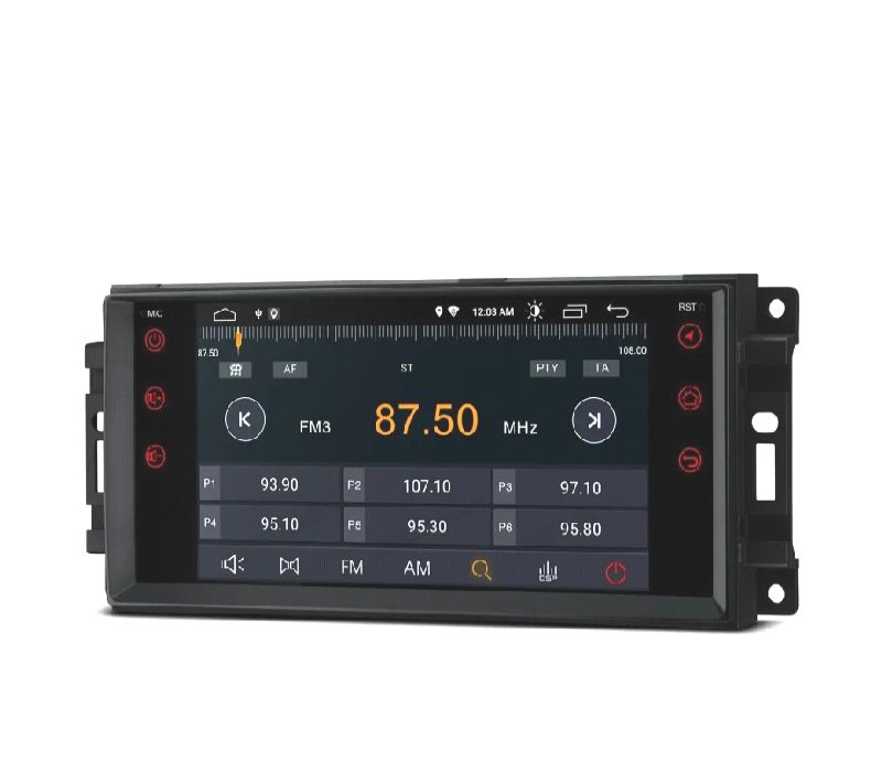 AUTO RÁDIO GPS ANDROID 10 PARA DODGE JEEP CHRYSLER 07-11