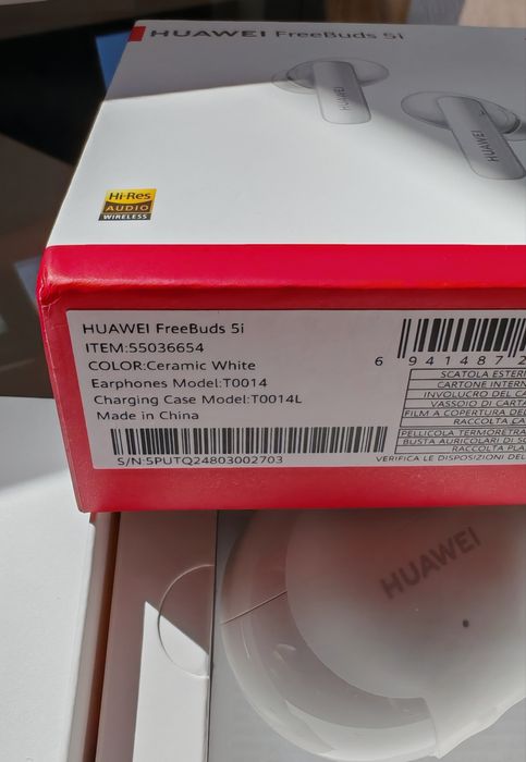Huawei FreeBuds 5i Branco Cerâmica