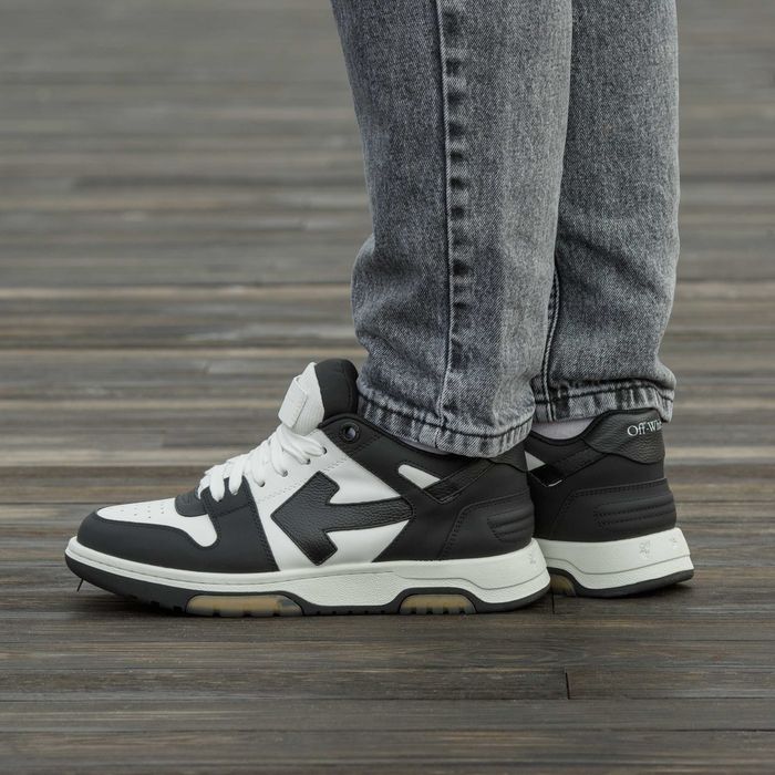 Кросівки Off White Out Of Office Black - White (Luxe)