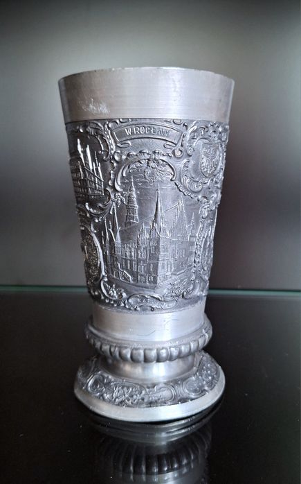 Kielich cynowy, puchar - Wrocław