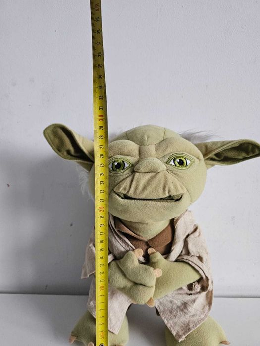 Star Wars maskotka interaktywna Yoda mówiący gadający talking plush