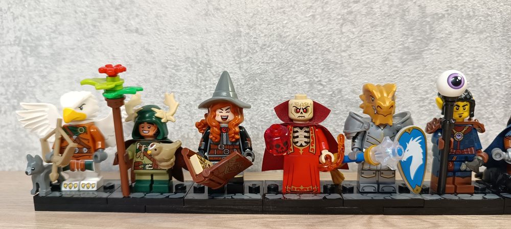 Колекція лего мініфігурок підземелля та дракони днд lego dungeons and
