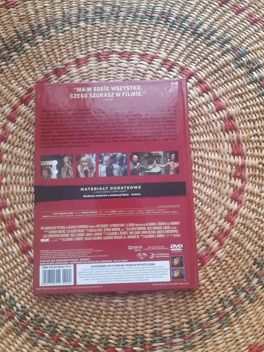 DVD z filmem Birdman