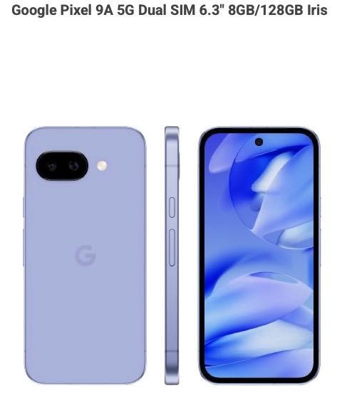 Google Pixel 9A 5G 128GB IRIS - NOVO - Garantia 2 anos e meio