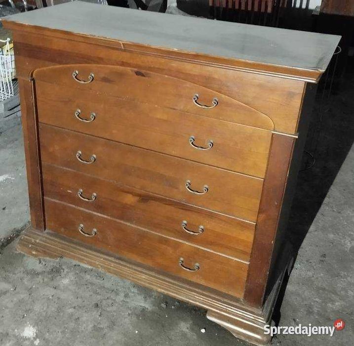 Komoda lite drewno , Szuflad 110x50x102