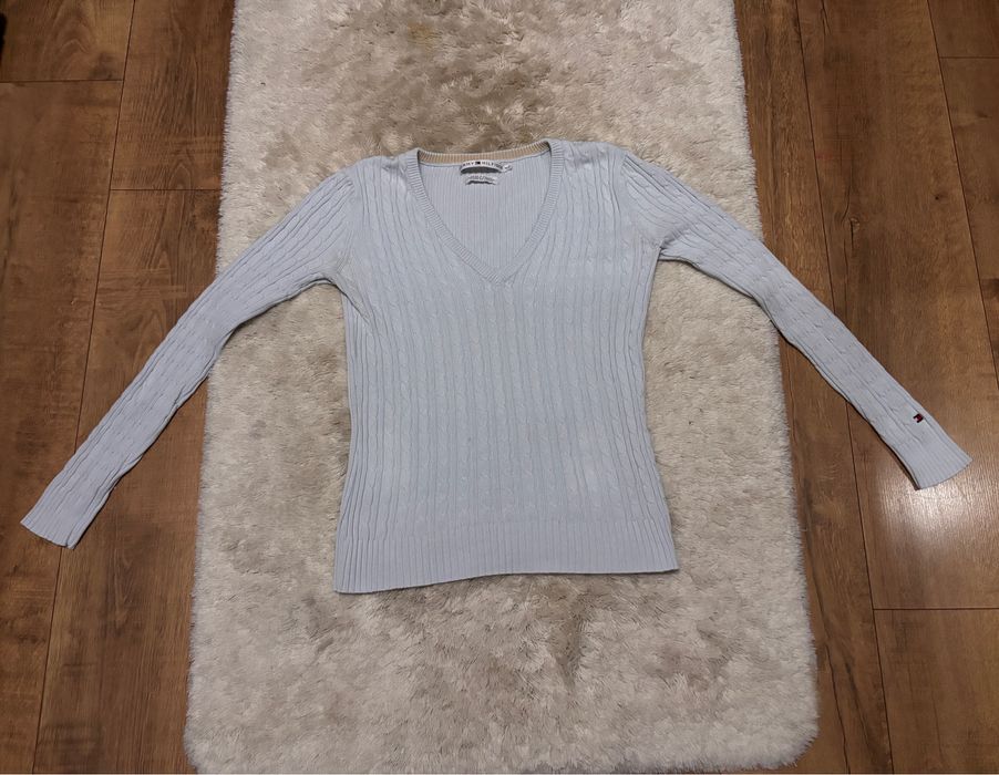 Niebieski sweter Damski Tommy Hilfiger