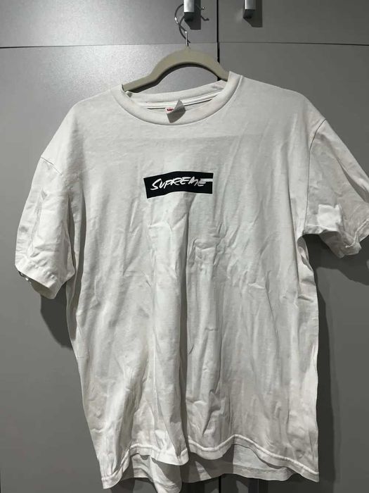 Supreme Futura Box Logo Tee White M used