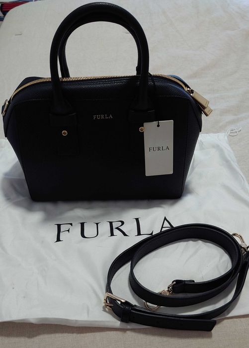Mala preta FURLA nova com etiqueta