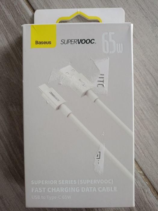 Kabel Baseus Supervooc 65W USB do USB-C