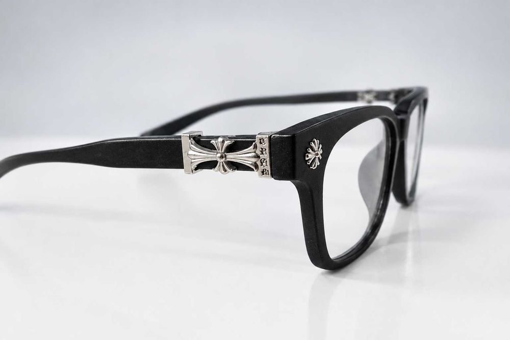Okulary czarne Chrome Hearts
