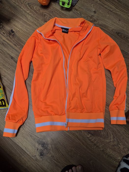 Bluza rozpinana pomarańczowa